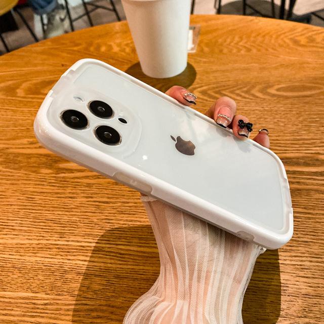 Clear Shockproof Invisible Stand Bracket Phone Case For Iphone 13 12 11 Pro Max X Xs Max Xr 7 8 Plus Candy Color Wristband Cover