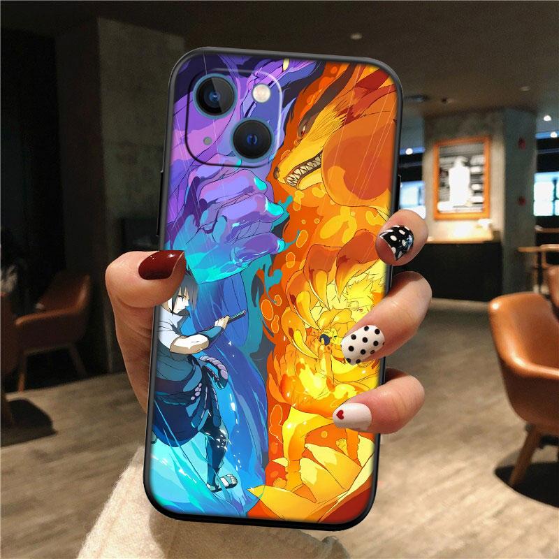 TR20 Naruto Uzumaki Sasuke Case for Samsung Galaxy A11 A12 A13 A15 A52S A53 A55 A56 A70 A71 A72 A73 F06 F16 F56 S10 Plus S10e