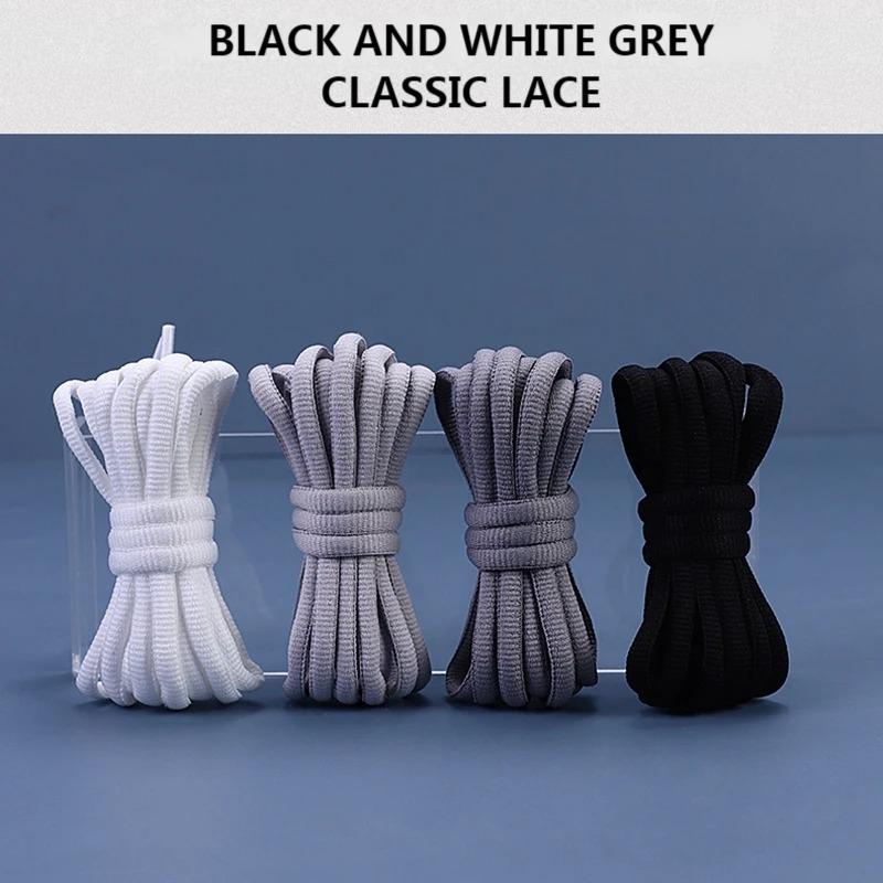 Basketball Oval Shoe laces Half Round Running Sneakers Laces Durable Without Fading Shoe Strings Men Women 100/120/140/160/180CM