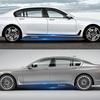2pcs Car Door Side Skirts Threshold Body Decals Stickers Car Accessories For Volvo CX90 DZ0 