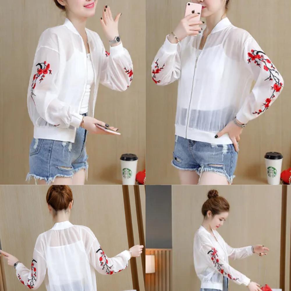 Výšivka/Znak s korejskou sérií Velká švestka