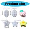 Silicone Storage Box Mold Set Strawberry/Star Shape Organizers Moulds Silicone Texture for Home and Office Ornament