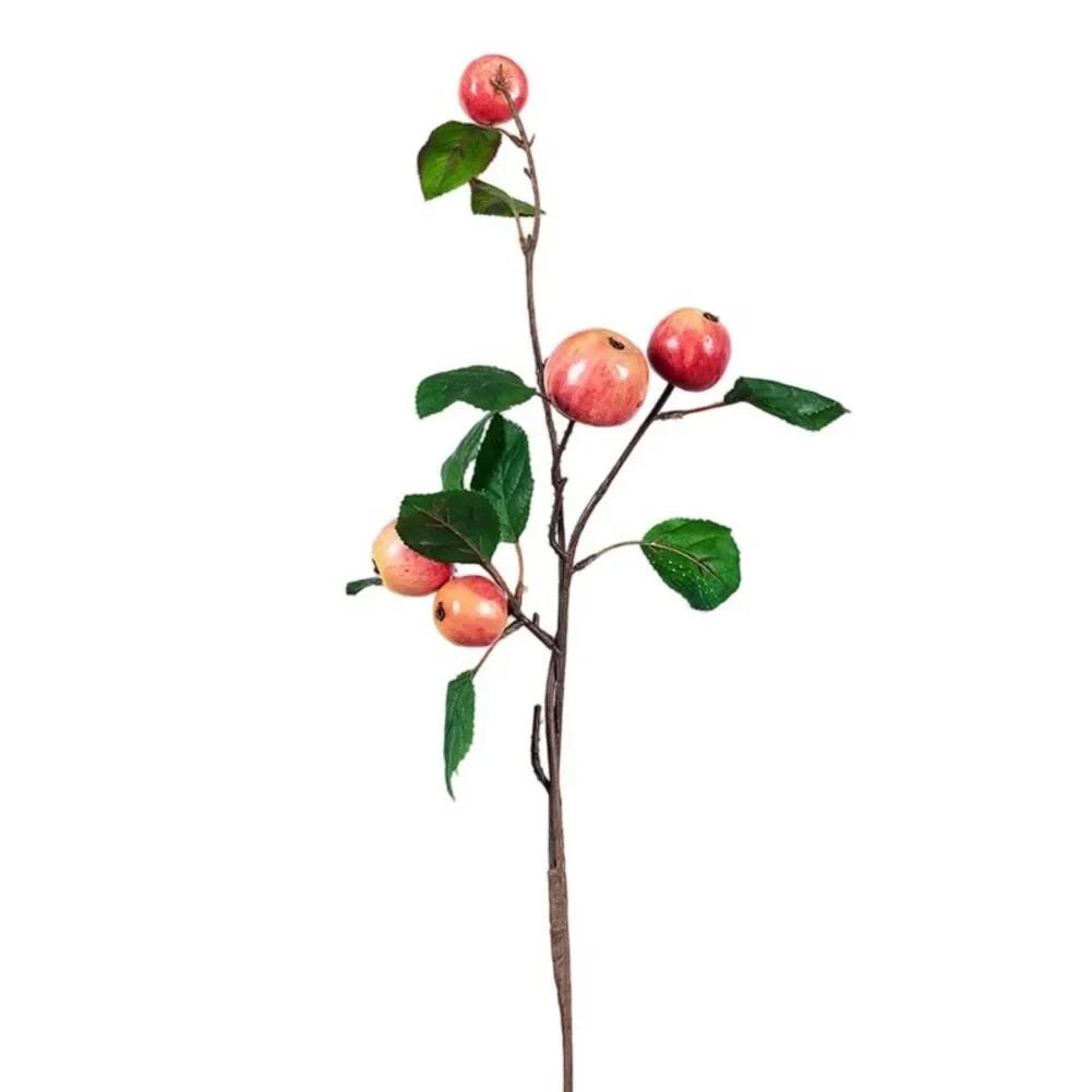 

3pieces artificial sand fruit tree branches for birthday and holiday decoration with realistic faux fruits and leaves