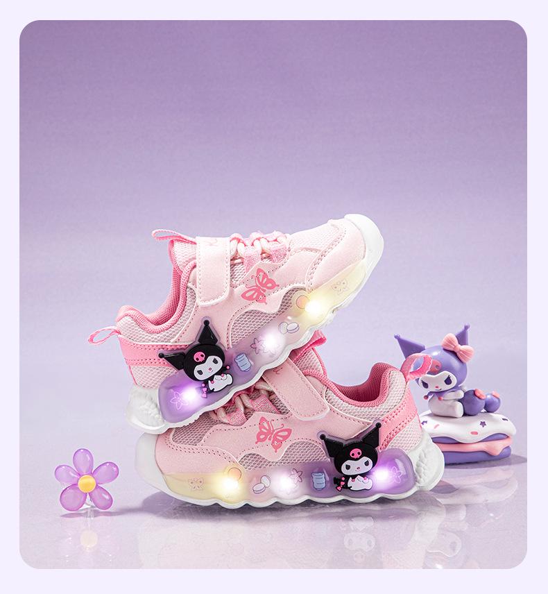 Hello Kitty & Kuromi Mädchen Leuchtsneaker - Herbsttrend 2025
