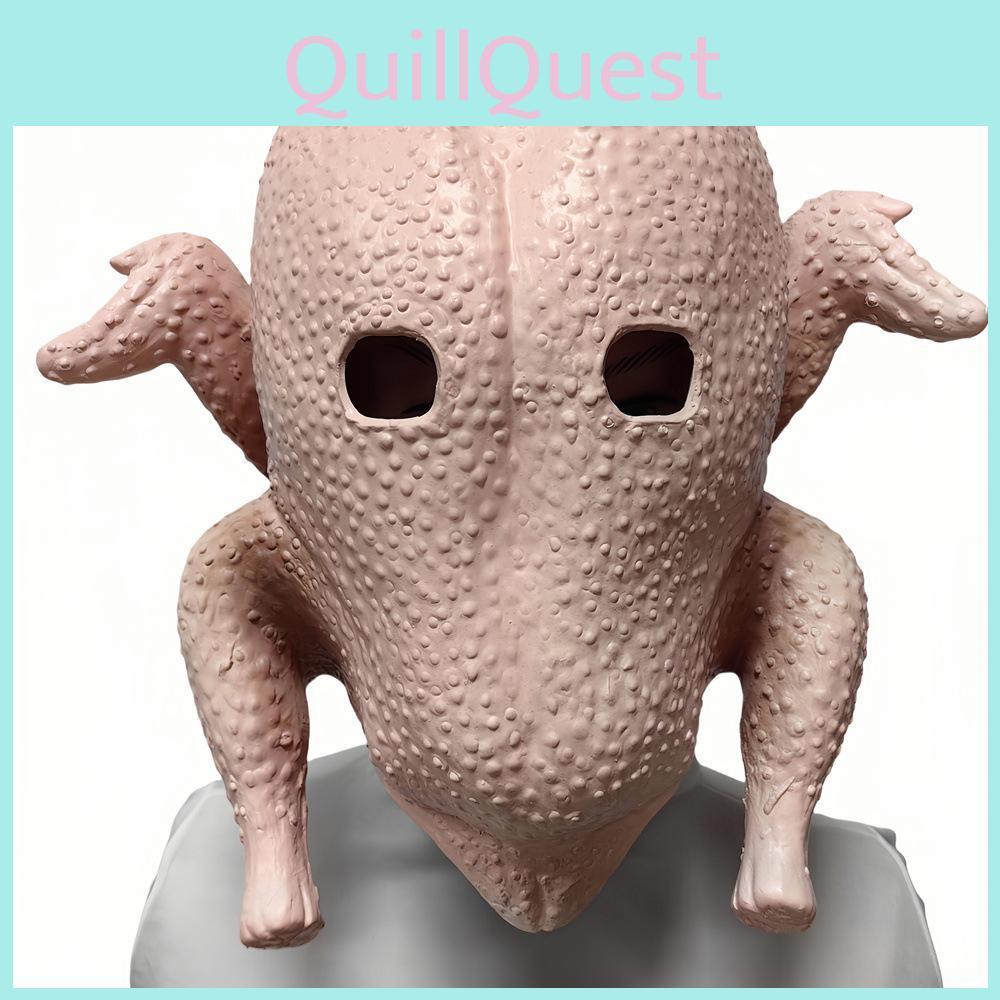 Chicken Mask Latex Costume Accessory For Halloween And Party Events