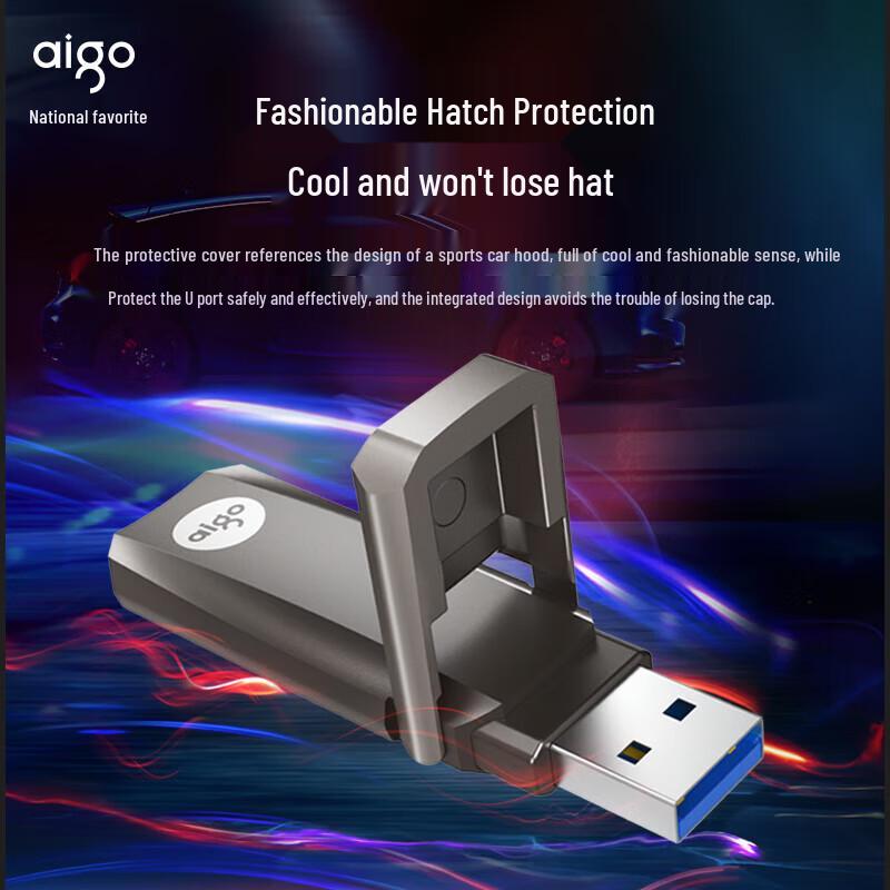 aigo U391 512 ГБ USB 3.2 Super Speed Металлический твердотельный U-диск