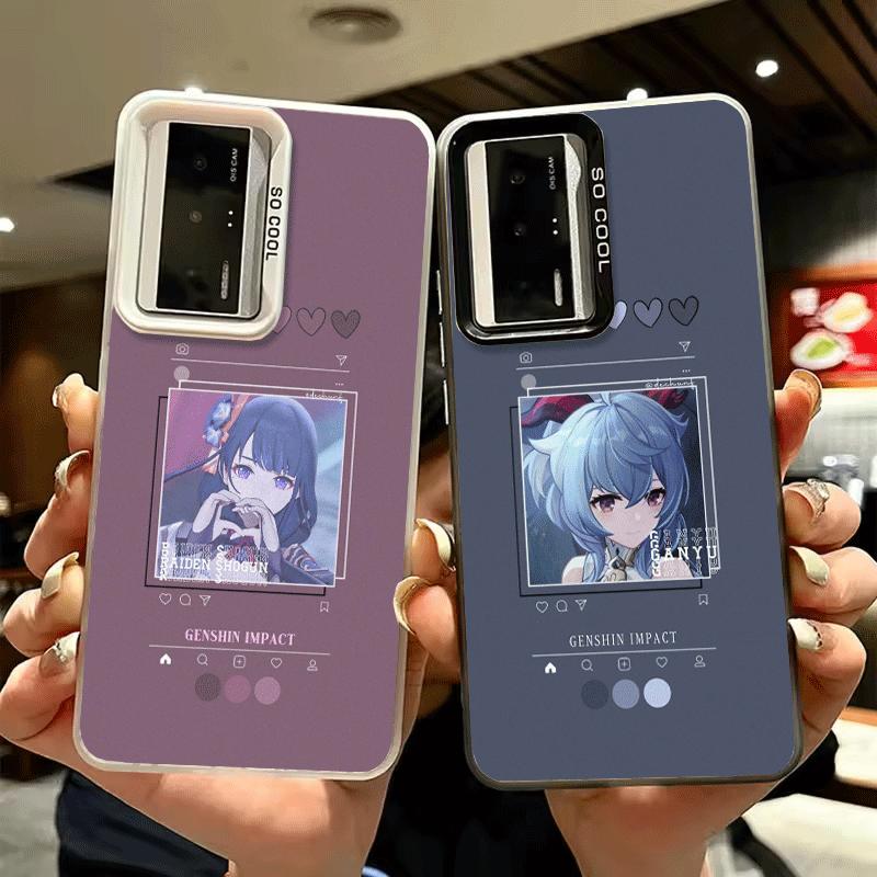 Genshin Impact Einfaches Design Stoßfeste Handyhülle für Xiaomi Poco X7 X6 X5 X3 Pro F7 Ultra M8 Redmi 15C 15 14C 13C 12C 10C 13 1
