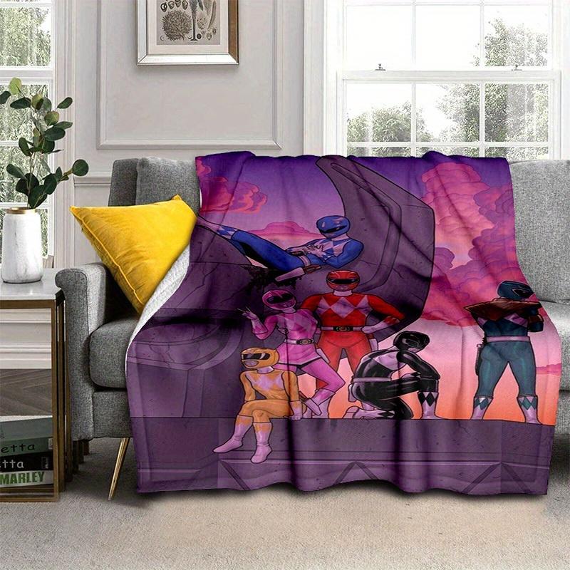 

1pcPower Rangers Soft Comfortable Blanket - Perfect for Home Decor, All Seasons, and a Thoughtful Gift IdeaA043031m 130cmx150cm