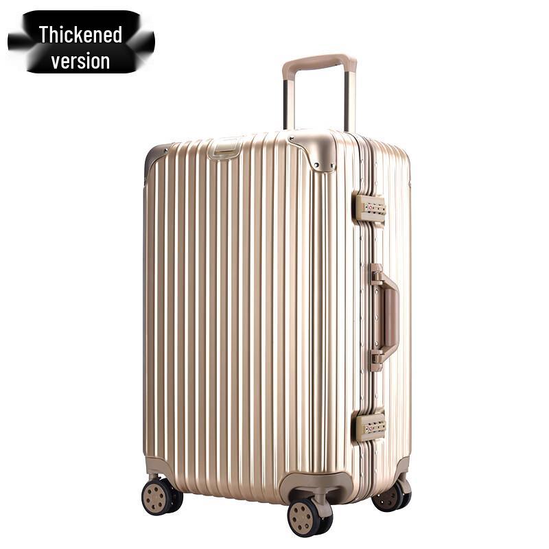 PACKAGE FASHION Thickened Aluminum Frame Luggage