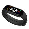 Braccialetto Smart M7 Multifunzione Silicone Colore Dinamico Schermo Grande Cinturino Orologio Fitness per Monitoraggio Battito Cardiaco Sonno Nero