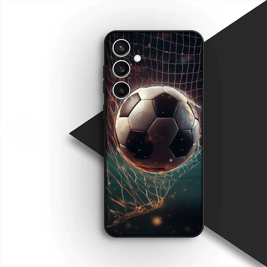 for Apple iPhone 16 14 15 Plus 11 Pro Max 16E ProMax + 16Plus 15+ 14+ Phone Cover Soft Case Soccer No 10 5 7 Football No10