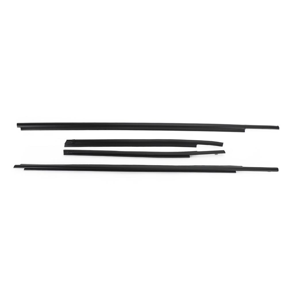 4x Car Window Weatherstrip Seal Belt Moulding For Toyota Tundra Double Cab 07-20