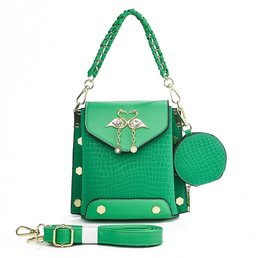 Versatile small square bag fashionable exquisite handbag new temperament atmospheric shoulder messenger bag