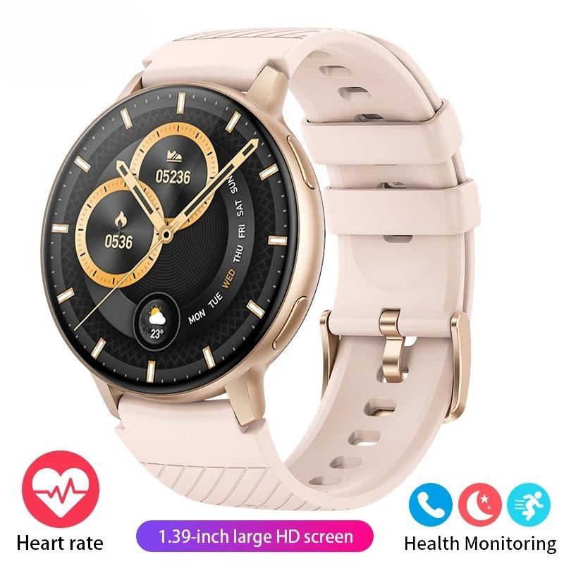

New Voice Calling Smartwatch 1.39 HD Display Smart Watch Heart Rate Health Monitoring Sports Smartwatch For Men Women розовый