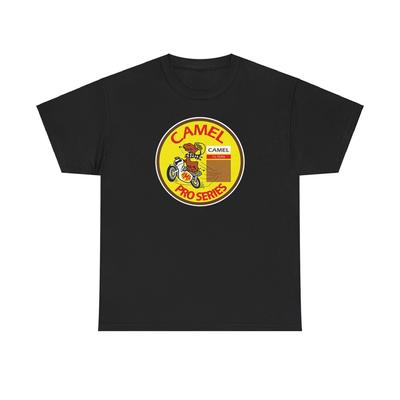 Vintage Inspired Camel Pro Series Tshirt Tops Tee, Motorcycle Racing Shirt, Unisex T-Shirt
