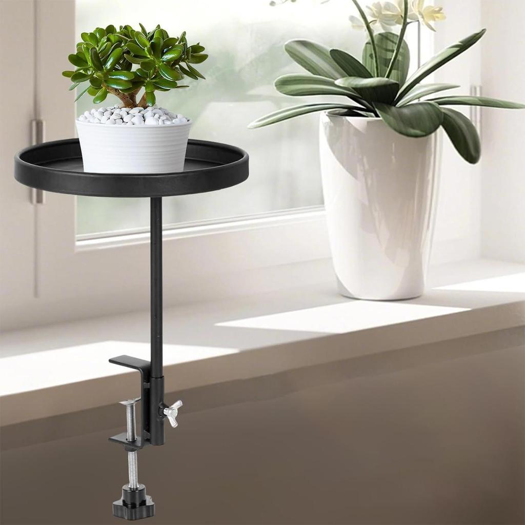 Window Plant Shelves Adjustable Metal Floating Window Sill Plant Stand Window Plant Holder Wall Mounted Plant Shelves