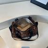 Leopard PU Leather Crossbody Bag for Women Pillow Shoulder Bags 2025 Designer Luxury Brand Handbags and Purses