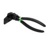 90 Degree Metal Bending Pliers 3 Inch Jaw Width 8 Inch Length Heavy Duty Steel Sheet Metal Bender for HVAC Roofing Black