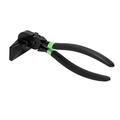 90 Degree Metal Bending Pliers 3 Inch Jaw Width 8 Inch Length Heavy Duty Steel Sheet Metal Bender for HVAC Roofing Black