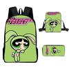 Mochila de Dibujos Animados Las Supernenas Con Correas Acolchadas de Espuma Para la Escuela y el Uso Diario