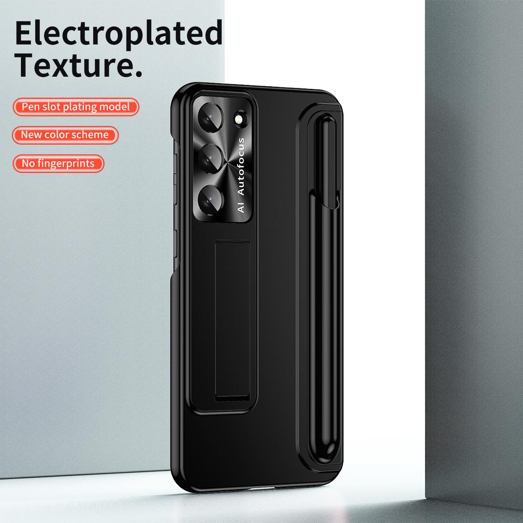 Anti -Fall Camera Protection Kickstand Case For Samsung Galaxy S23 Ultra S 23 Plus 5g S Pen Hard Cover For Samsung S23 Ultra