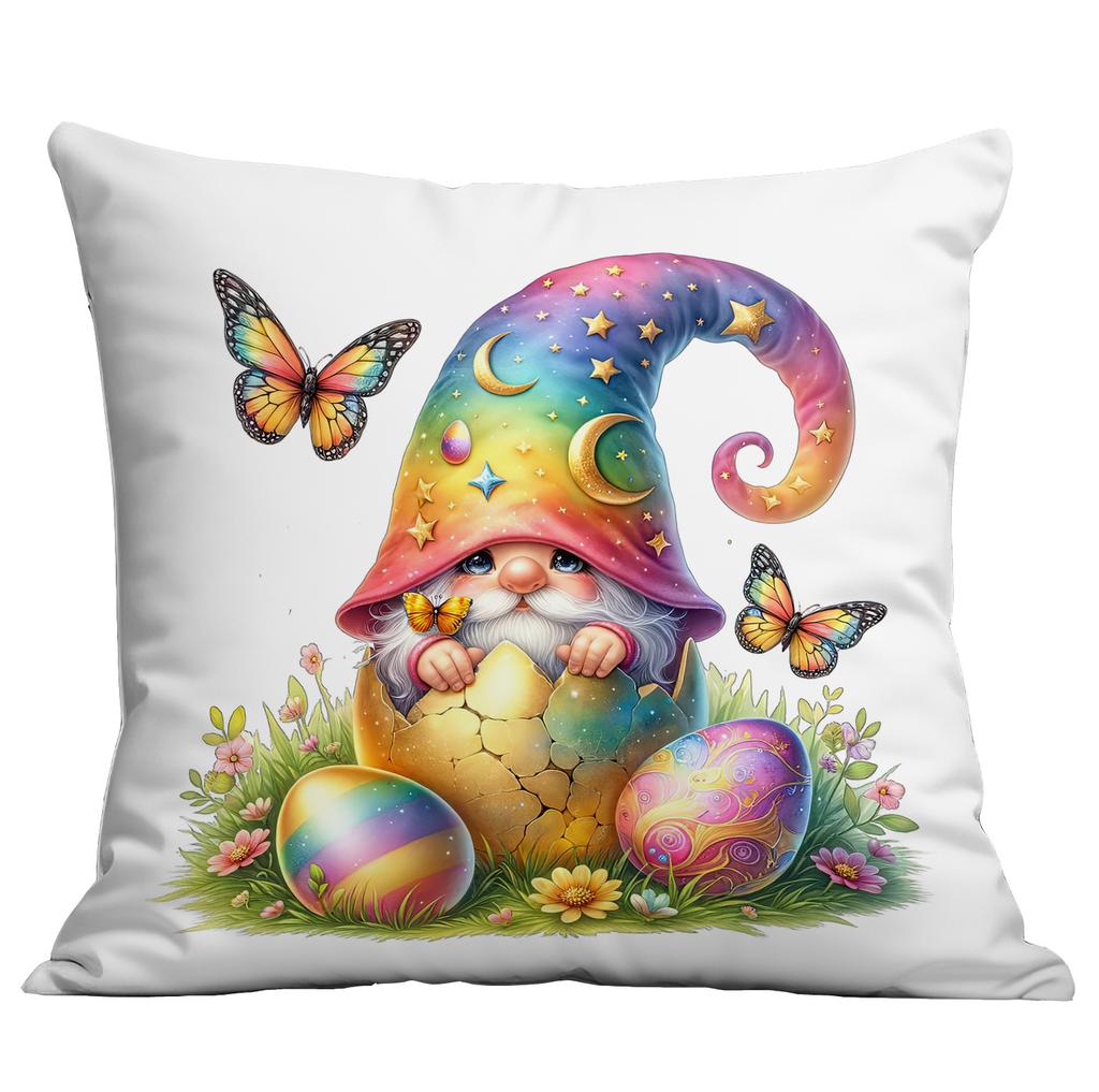 Nowa Poszewka Wielkanocna Królik Jajko Wielkanocne Dom Sofa Poduszka Poszewka Dekoracja