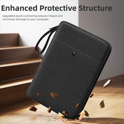 Universal 11/13inch Tablet Sleeve Bag Shockproof Large Capacity Carrying Case with Handle Multilayer Laptop Bag
