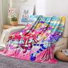 1PC WonderfulPrecur,Winx Club Print Flannel Blanket, High Quality All Seasons, Home Decor, Warmth and Comfort, Perfect for Christmas Gifts