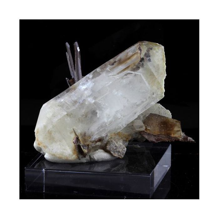 Pierres et Minéraux. Quartz + Brookite. 321.5 ct. Balochistan, Pakistan.