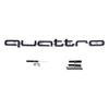 2026 Quattro Emblem 3D ABS Car Front Grille Emblem For Audi A3 A4 A5 A6 A6L A7 A8 Q3 Q5 Q7 S3 S4 S5 RS3 RS4 RS6 Badge Accessories