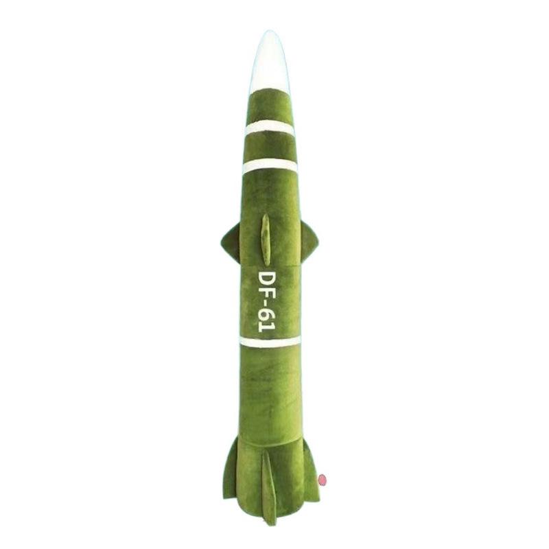 Новая плюшевая игрушка-подушка в виде ракеты Dongfeng 5C - Безопасная и мягкая кукла Dongfeng 61 60 cm