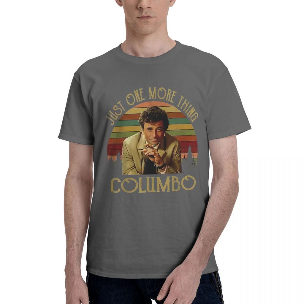 JustOneMoreThingColumbo 100 Cotton Casual Breathable Confortable Shirt Mens Designer Clothes Mens Tops
