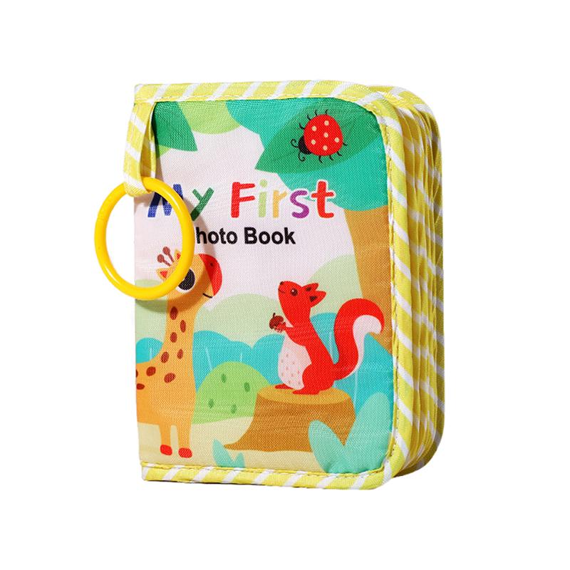 Baby Po Album, Baby Po Album Holds Pictures My First Soft Cloth Family Pos Book With Removable Hook