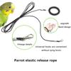 1 Pc Multiple Length Options Parrot Release Rope Bird Foot Chain Portable Not Hurt Feet Bird Training Rope Bird Outdoor Rope