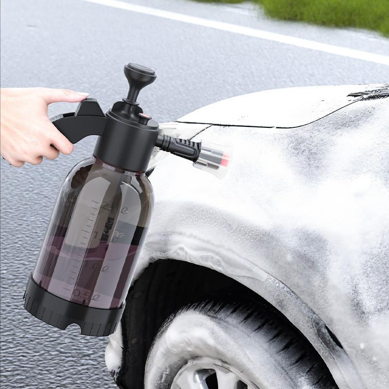 Car Wash 2l Pump Foam Sprayer Hand Held Spray Bottle Detailes Tools Washing