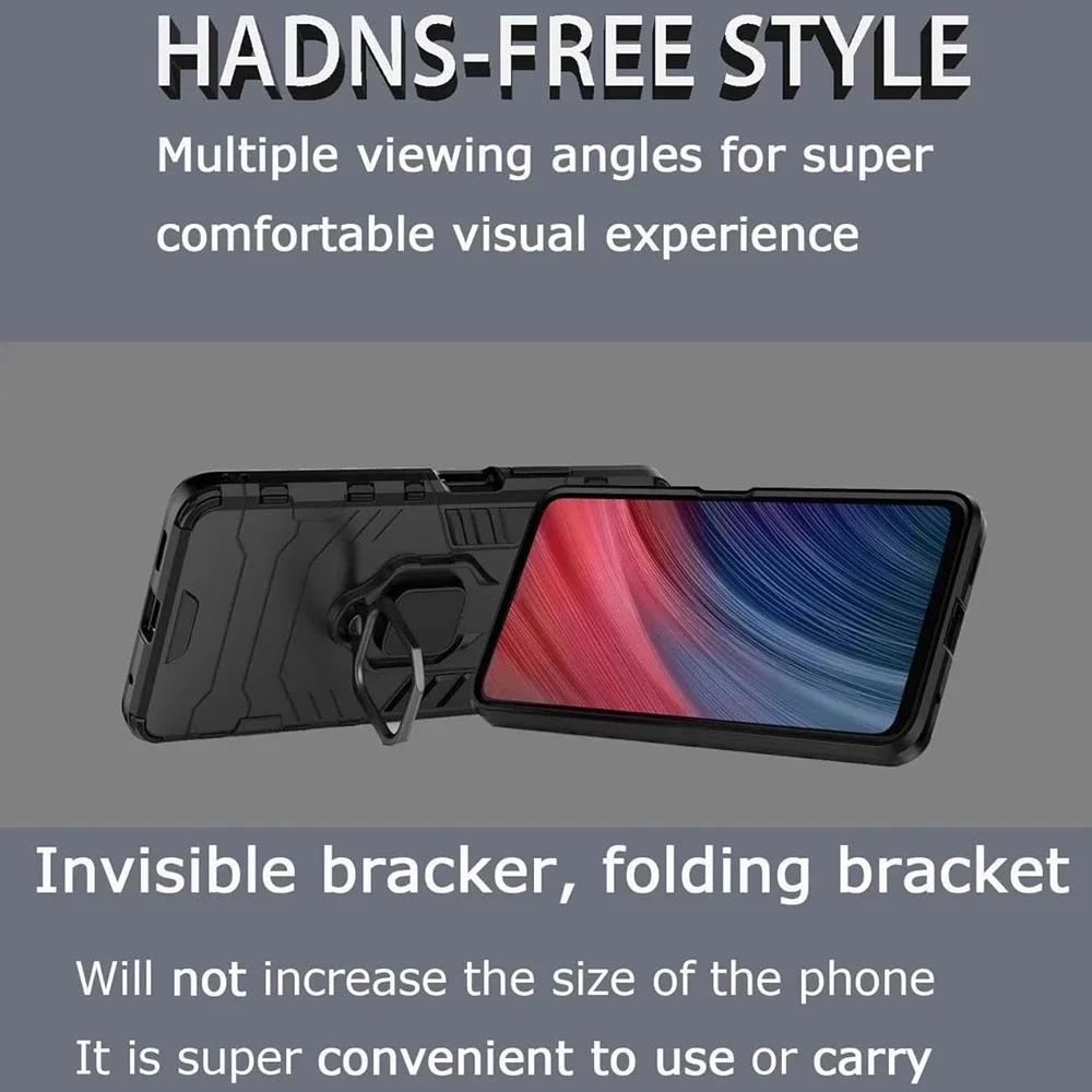 Kickstand Phone Case For Xiaomi Poco X7 Pro Cover With Ring Magnetic Bracket Shell Fundas Coque