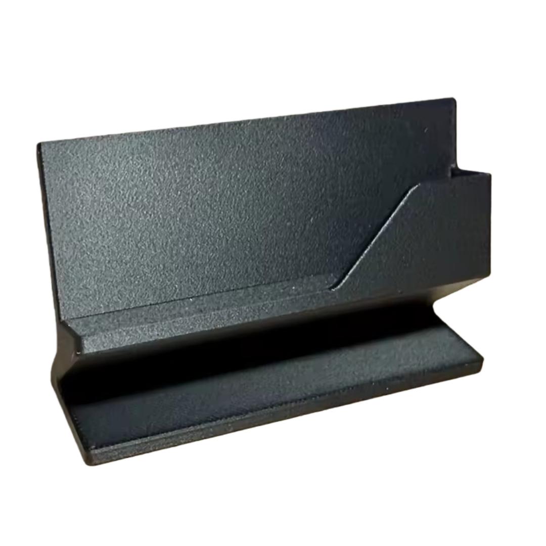 

Minimalist Card Holder Compact Business Card Holder Plastic Desk Organizer Professional Desktop Card Display Stand For Office чёрный