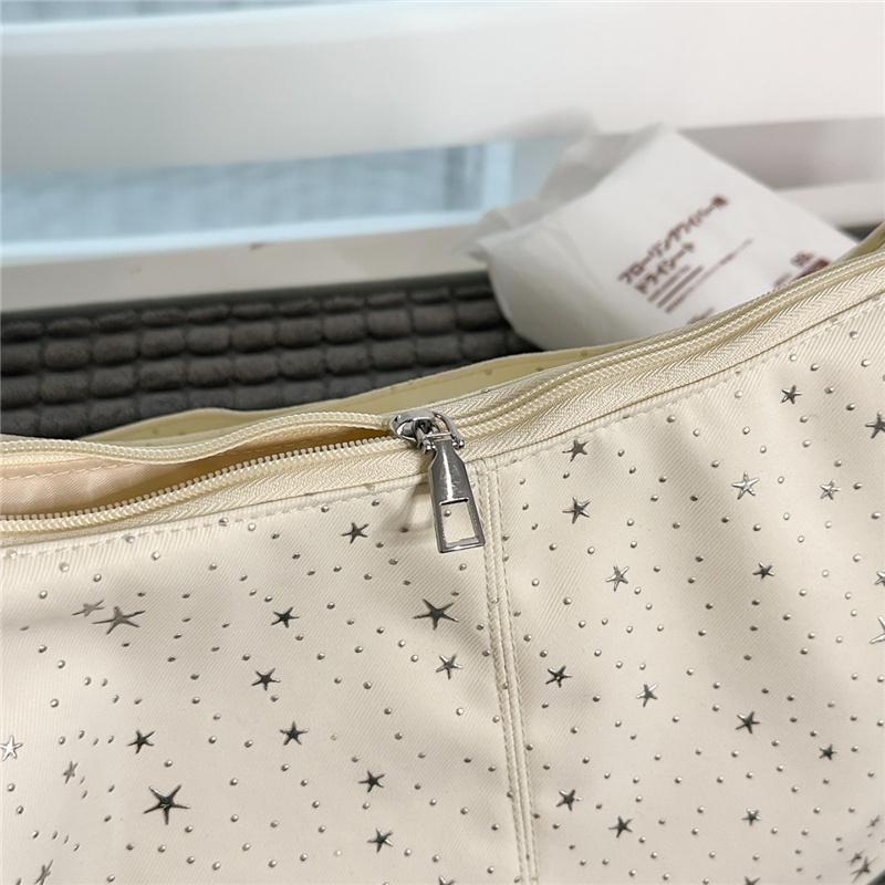 Women's Large Capacity Wave Dot Crossbody Bag Commuter Shoulder Bag