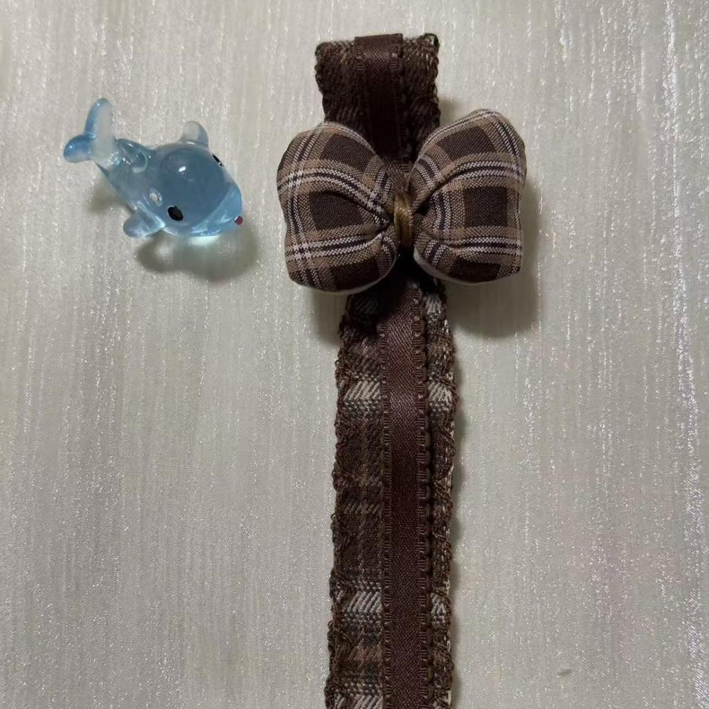Multi-color Plaid Bow Lanyard Pendant: Hair & Bag Accessories, Clothing Ornaments - Hot Selling!