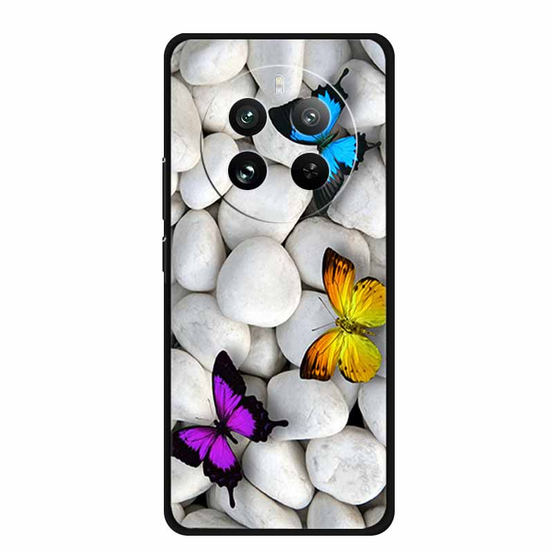 For OPPO Realme 12 4G Case TPU Animals Soft Silicone Back Cover Phone Cases For Realme12 4G Wolf Protective Original Cool Funda