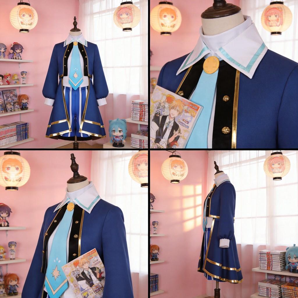 Roco Kingdom Louis Cosplay Costume With Uniform Fabric For Anime Fans