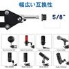 Desktop Foldable Microphone Stand with Extendable Microphone Arm for SoloCast USB Boom Arm Microphone, Adjustable Suspension Boom Scissor Arm for Hype