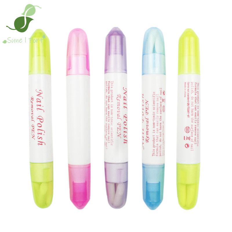 Nail Art Polish Remover Pen: 5 Colors for Easy Clean-Up and Stain Removal