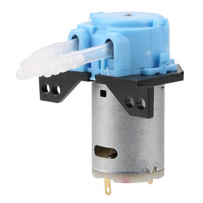 Dozaj Pompası DIY Peristaltik Tüp Başlığı Akvaryum Laboratuvar Kimyasal Analiz İçin (mavi12v 3*5 )