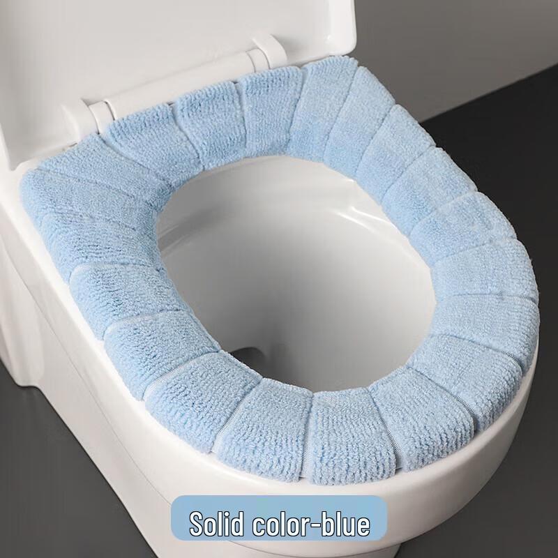 Thick Plush O-Type Toilet Seat Cover