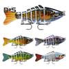 Bionic Swimming Bait Lifelike Fishing Gear for Bass Trout 3D Bionic Fishing Lures That Swim by Itself for Freshwater And Saltwater Fishing