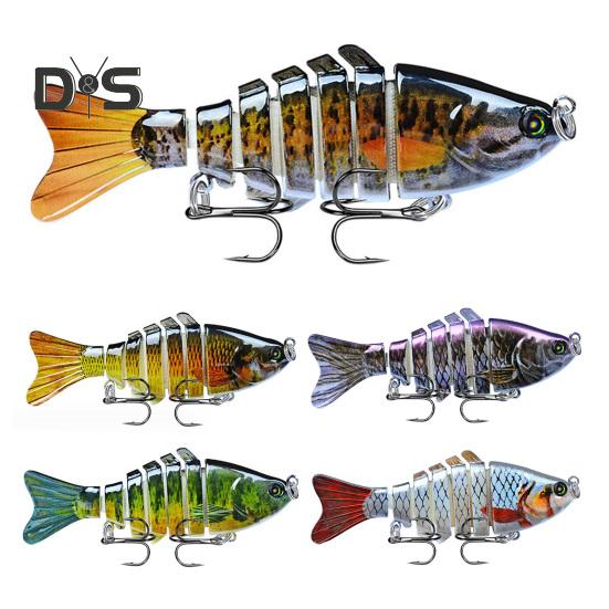 Bionic Swimming Bait Lifelike Fishing Gear for Bass Trout 3D Bionic Fishing Lures That Swim by Itself for Freshwater And Saltwater Fishing