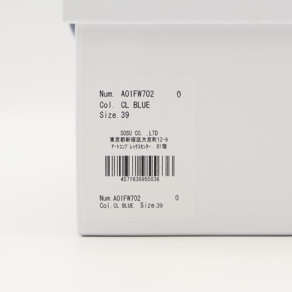 A01FW702-cl.blue Maison MIHARA YASUHIRO PETERSON Originele Zool Canvas Lage (Mannen
