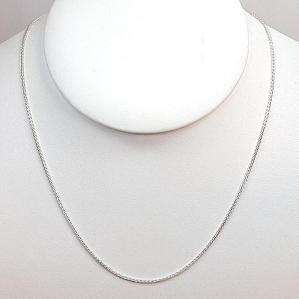 [Bluek] 92.5 Silver Sterling Silver Italian Chain 1mm 45cm (19369327)