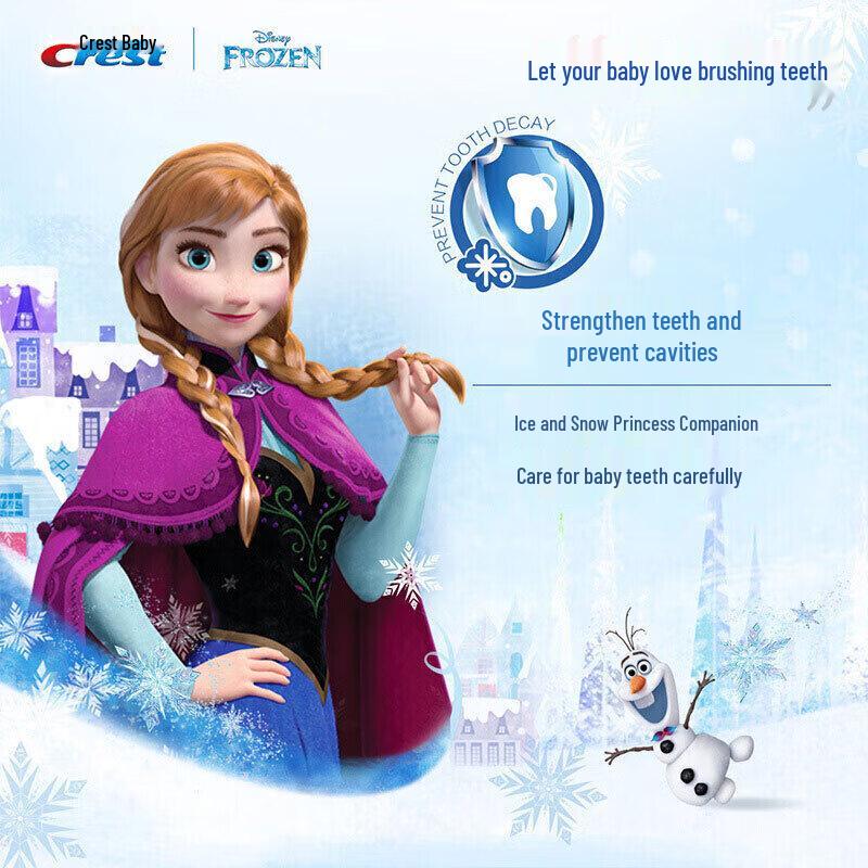 Crest Kids Low Fluoride Anti-Cavity Toothpaste, Frozen Edition